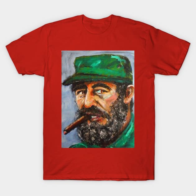 Fidel Castro T-Shirt by Dabse